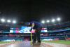 R.J. Johnston - Toronto Star
Rogers Centre grounds crew member Justice Reyes works on the pitcher’s mound with precision laser and ruler to get the height just right. The Toronto Blue Jays hosted a media preview event on Wednesday.