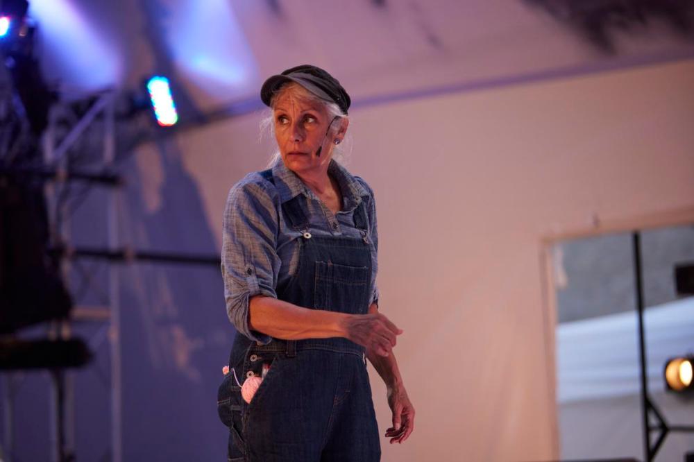 - DAVID HOU
“A big part of what the play is about is looking at the complex trauma that specifically Indigenous women experience within the colonial structure,” says Jani Lauzon, who plays Pelajia Patchnose in “The Rez Sisters.”