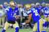 CP
Winnipeg Blue Bombers quarterback Sean McGuire (12) hands-off to Brady Oliveira (20) against the B.C. Lions during the second half of CFL action in Winnipeg Saturday, October 23, 2021. THE CANADIAN PRESS/John Woods