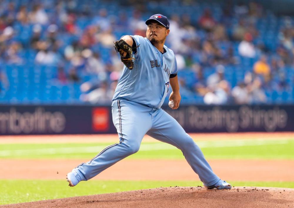 Mark Blinch - Getty Images
Jays starter Hyun-Jin Ryu was locked in at the Rogers Centre on Saturday, shutting out the Tigers for seven innings en route to his 12th win of the season.