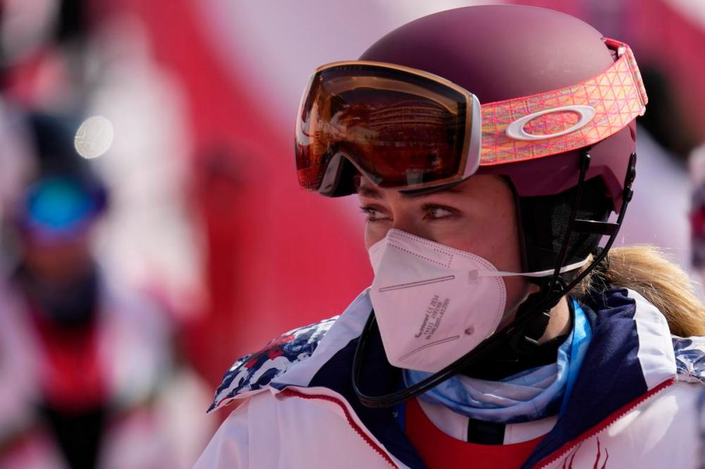 Luca Bruno - The Associated Press
Mikaela Shiffrin, of the United States leaves the finish area after she skied out in the first run of the women's slalom at the 2022 Winter Olympics, Wednesday, Feb. 9, 2022, in the Yanqing district of Beijing.