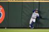 Elaine Thompson - The Associated Press
Blue Jays centre-fielder George Springer suffered a knee strain chasing a fly ball in Seattle on Aug. 14.
