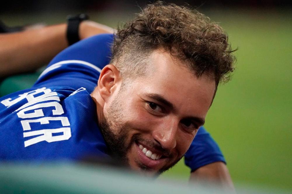 Marcio Jose Sanchez - AP file photo
Jays centre-fielder George Springer, recovering from a knee injury, is eligible to return to the lineup Wednesday.