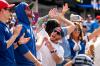 Jeffrey McWhorter - The Associated Press
Mask compliance was strong on the main concourse at Globe Life Field before Monday’s home opener against the Jays, but had dropped to about 50 per cent by the middle innings. Ushers and security personnel weren’t seen stopping fans walking without masks.