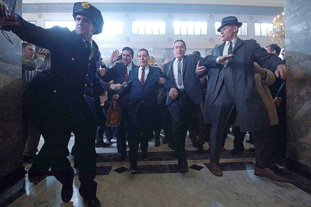Ray Romano, left, Pacino and De Niro. (Netflix)