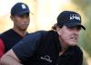 Harry How - GETTY IMAGES file photo
Tiger Woods, left, and other golf superstars don’t share Phil Mickelson’s passion for the proposed Saudi-backed super league.