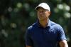Andrew Redington - GETTY IMAGES
Tiger Woods of the United States looks on from the first hole during a practice round prior to the Masters at Augusta National Golf Club on Monday.