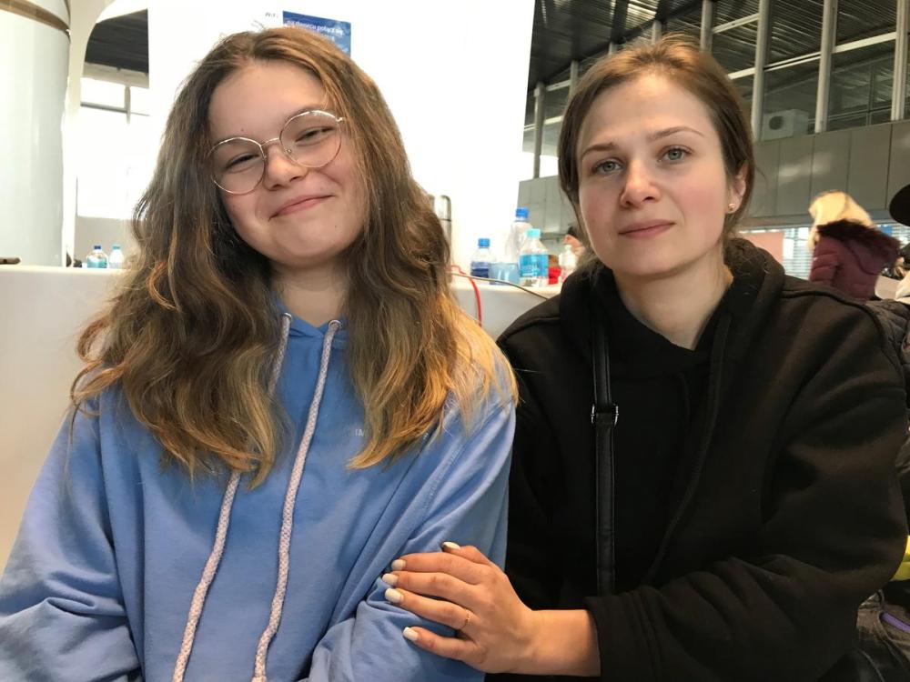 Tonda MacCharles - Toronto Star
Uliana Bonderenko, 12, with her stepmother Sasha Kharchenko.