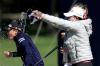 Sean M. Haffey - GETTY IMAGES
Philippine teen Yuka Saso cools off with a little help after winning the U.S. Women’s Open in a three-hole playoff in San Francisco on Sunday.