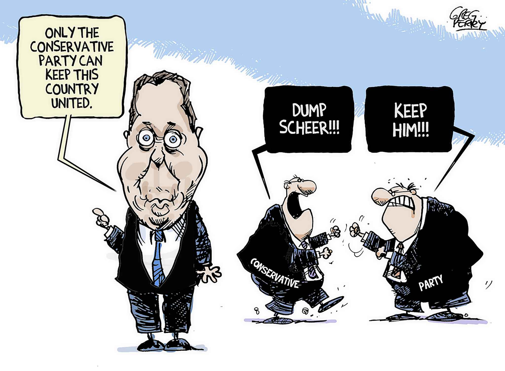 Editorial cartoon for Dec. 2, 2019