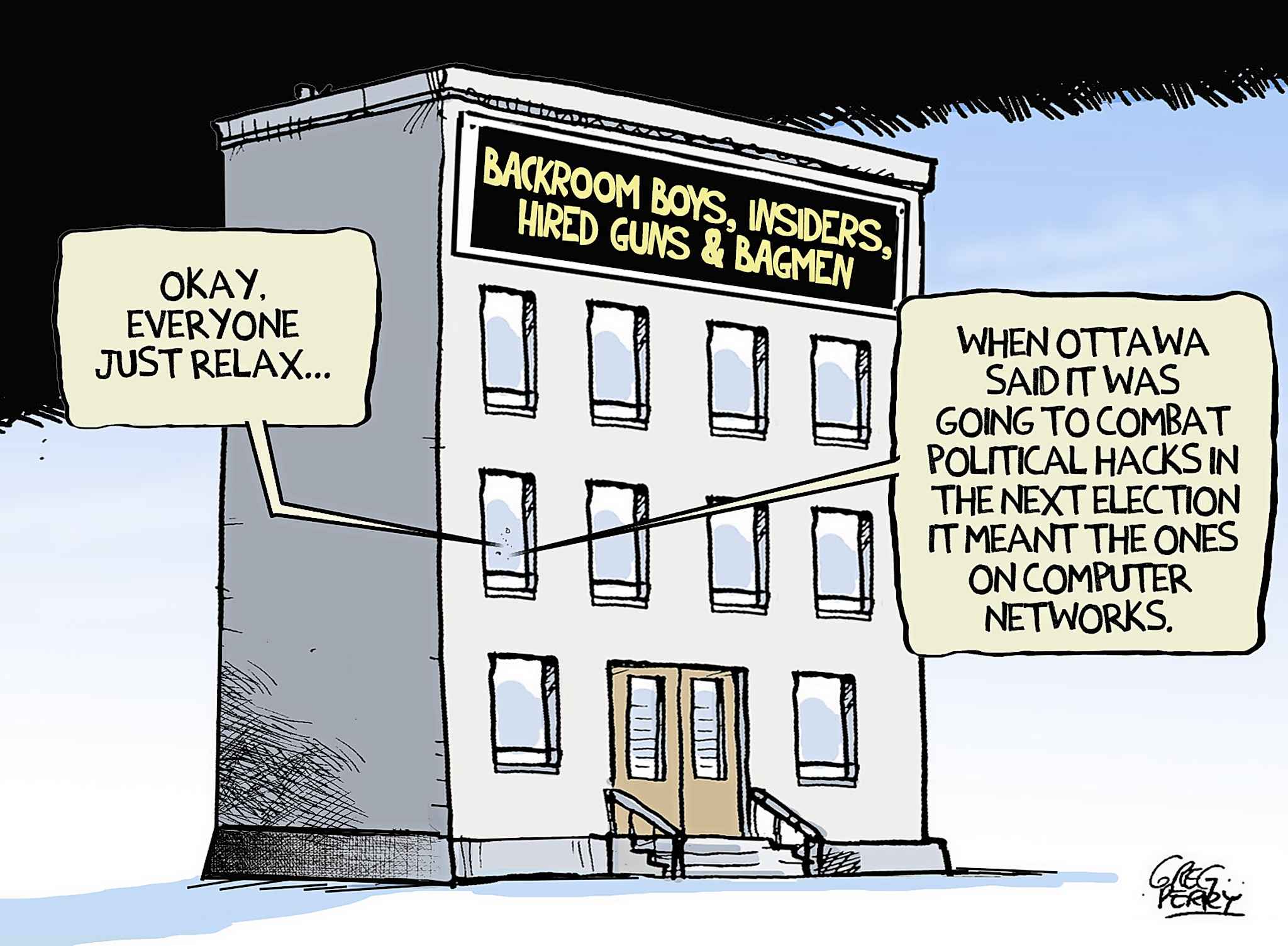 Editorial cartoon for Feb. 4, 2019
