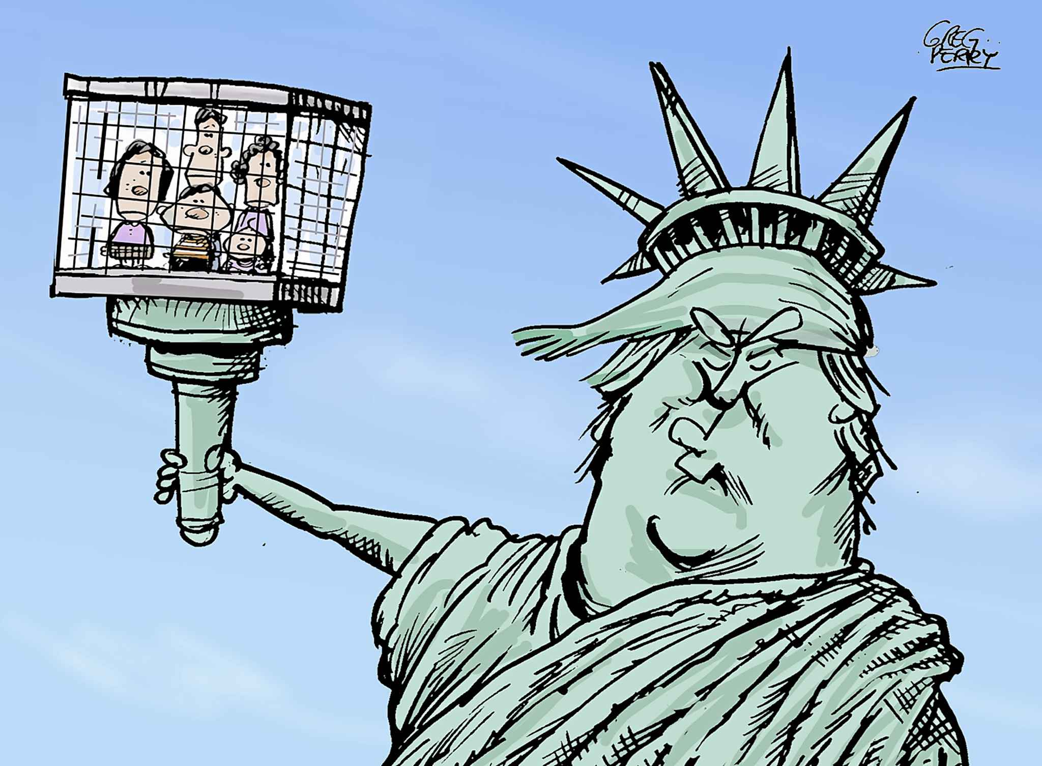 Editorial cartoon for July 4, 2019