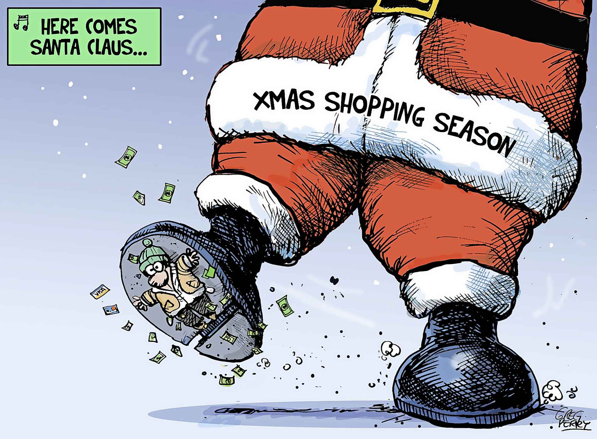 Editorial cartoon for Dec. 4, 2019