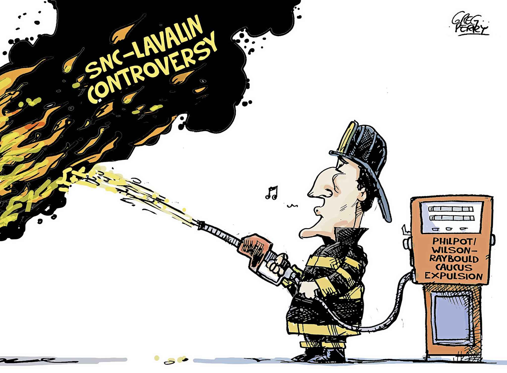 Editorial cartoon for April 5, 2019