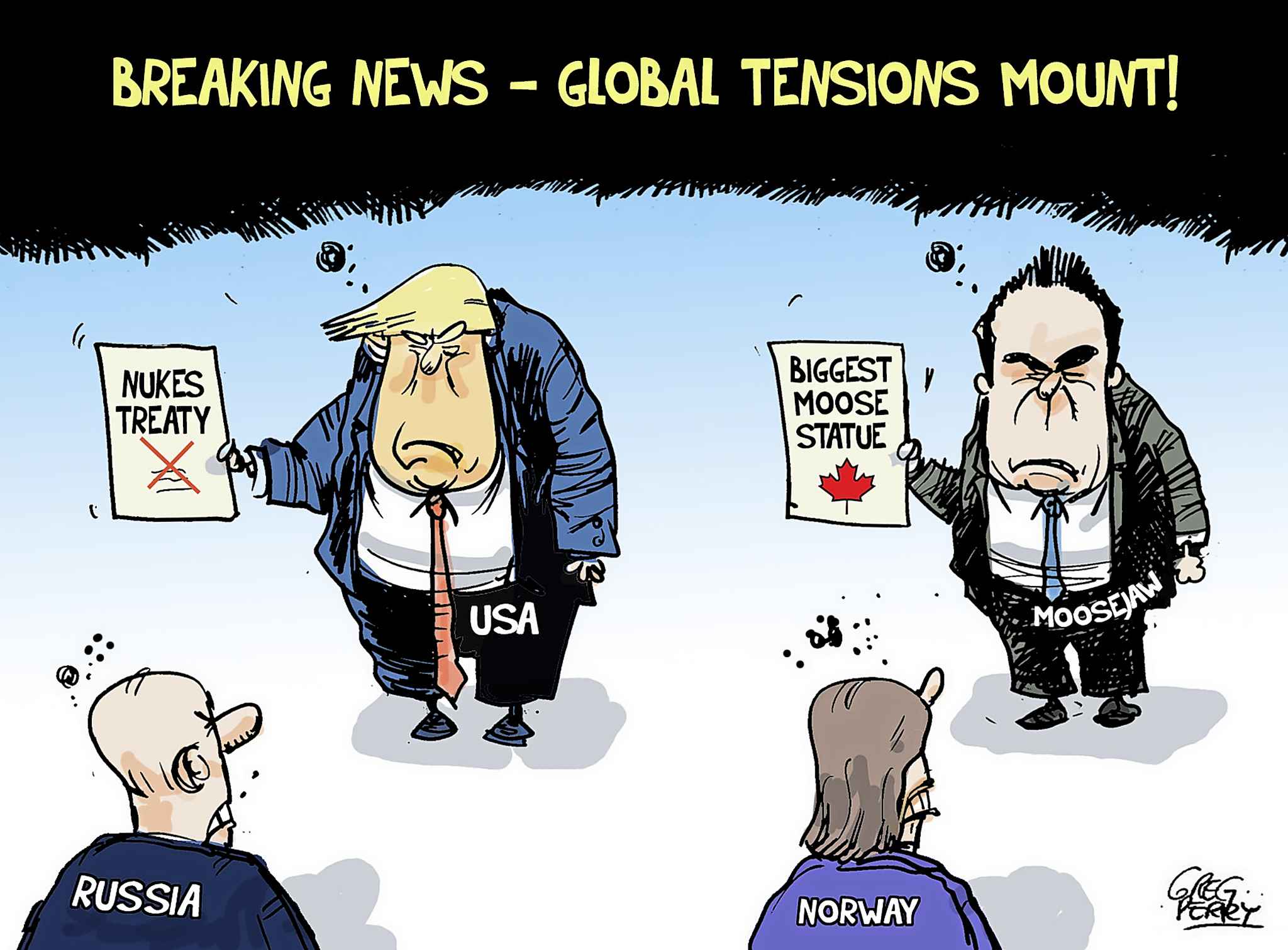 Editorial cartoon for Feb. 6, 2019