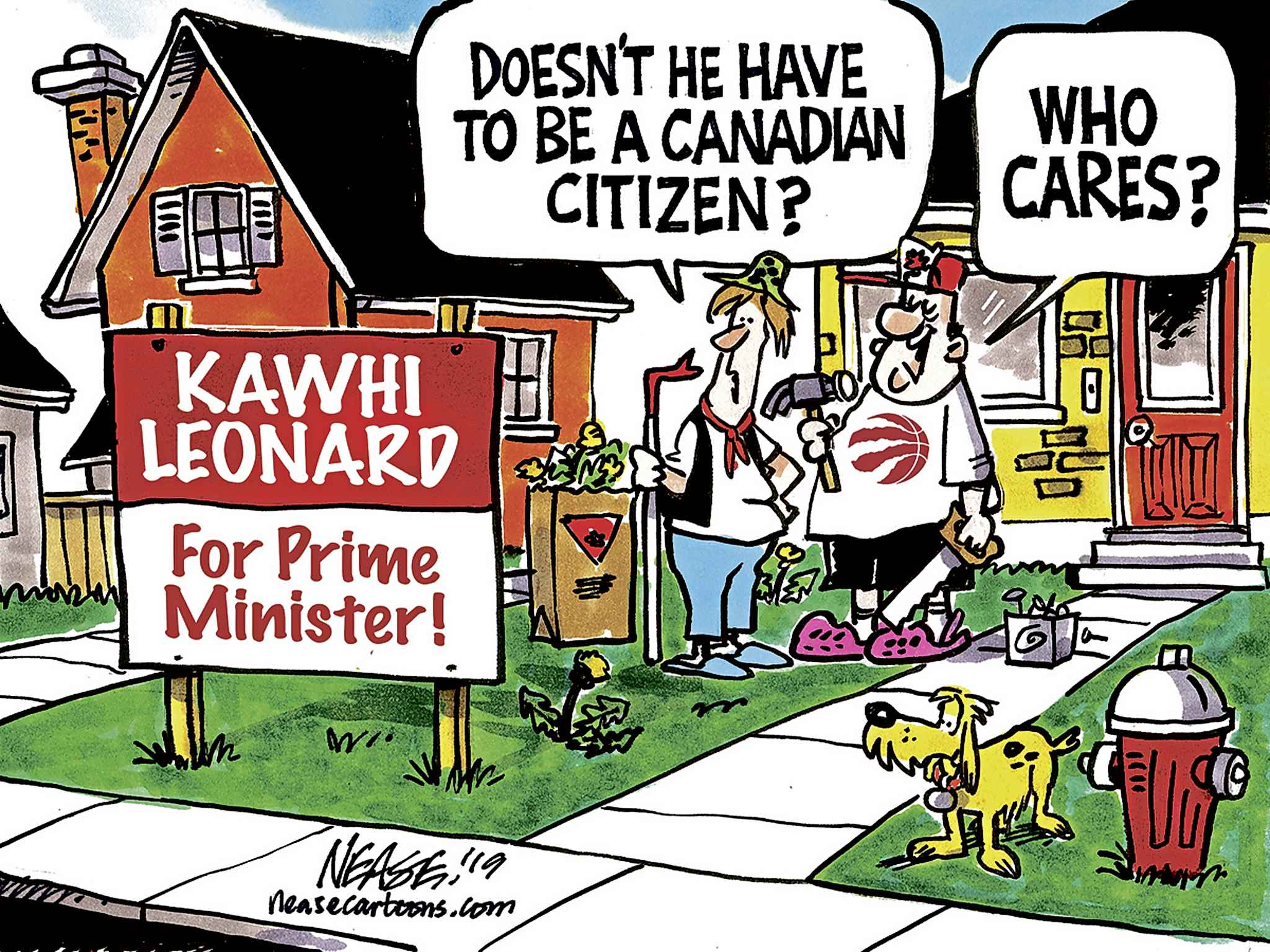 Editorial cartoon for June 7, 2019