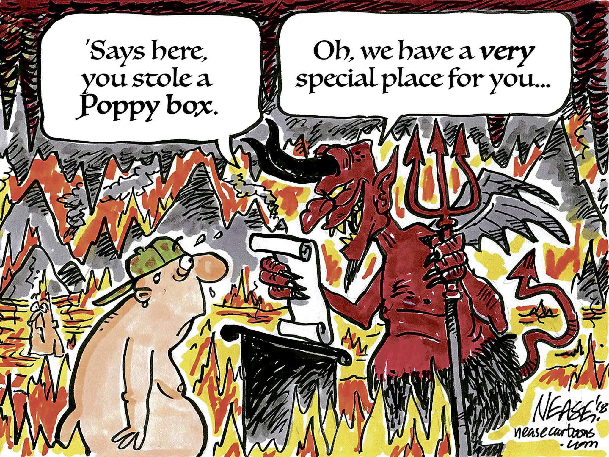 Editorial cartoon for Nov. 7, 2018