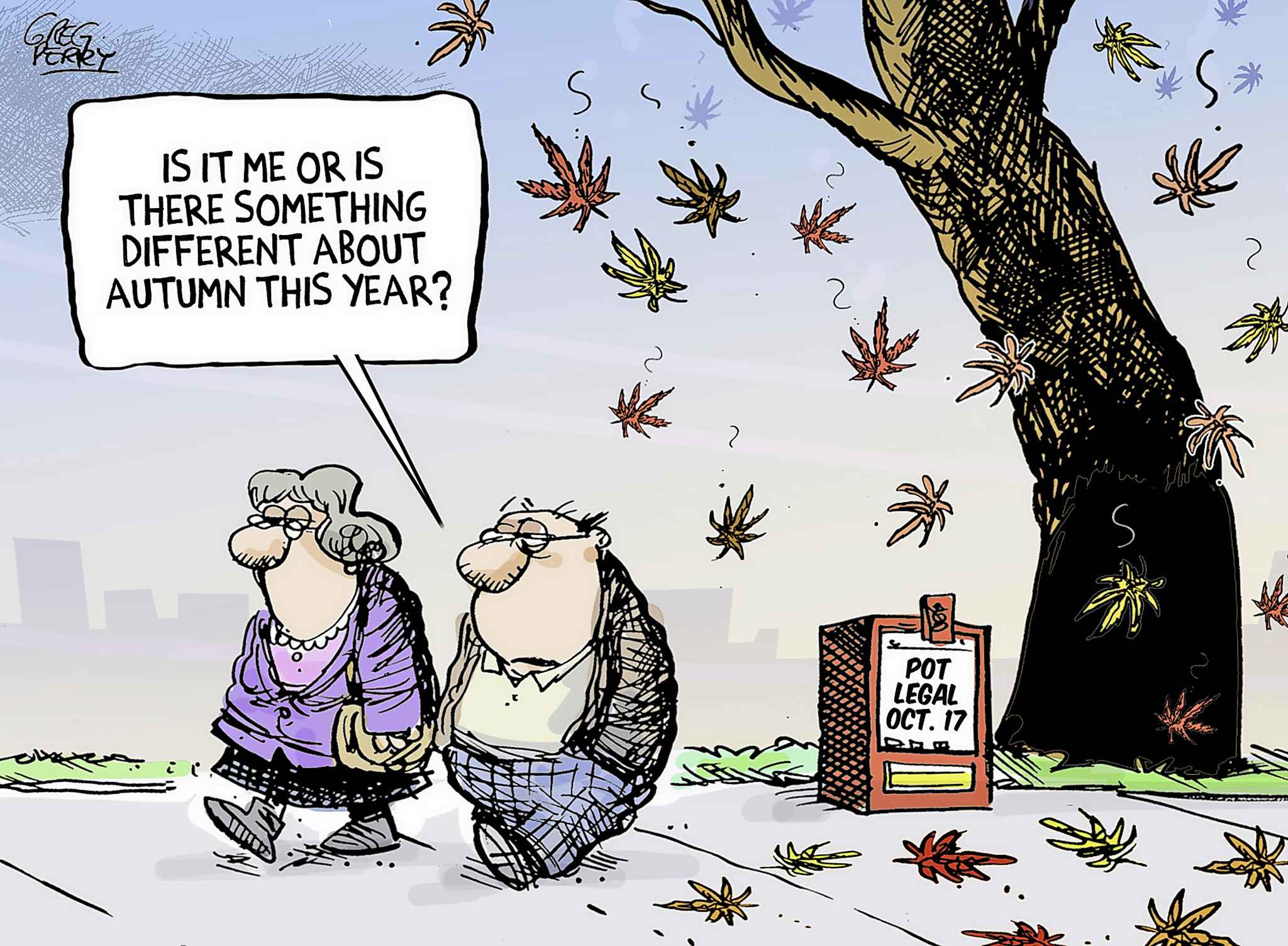 Editorial cartoon for Oct. 9, 2018