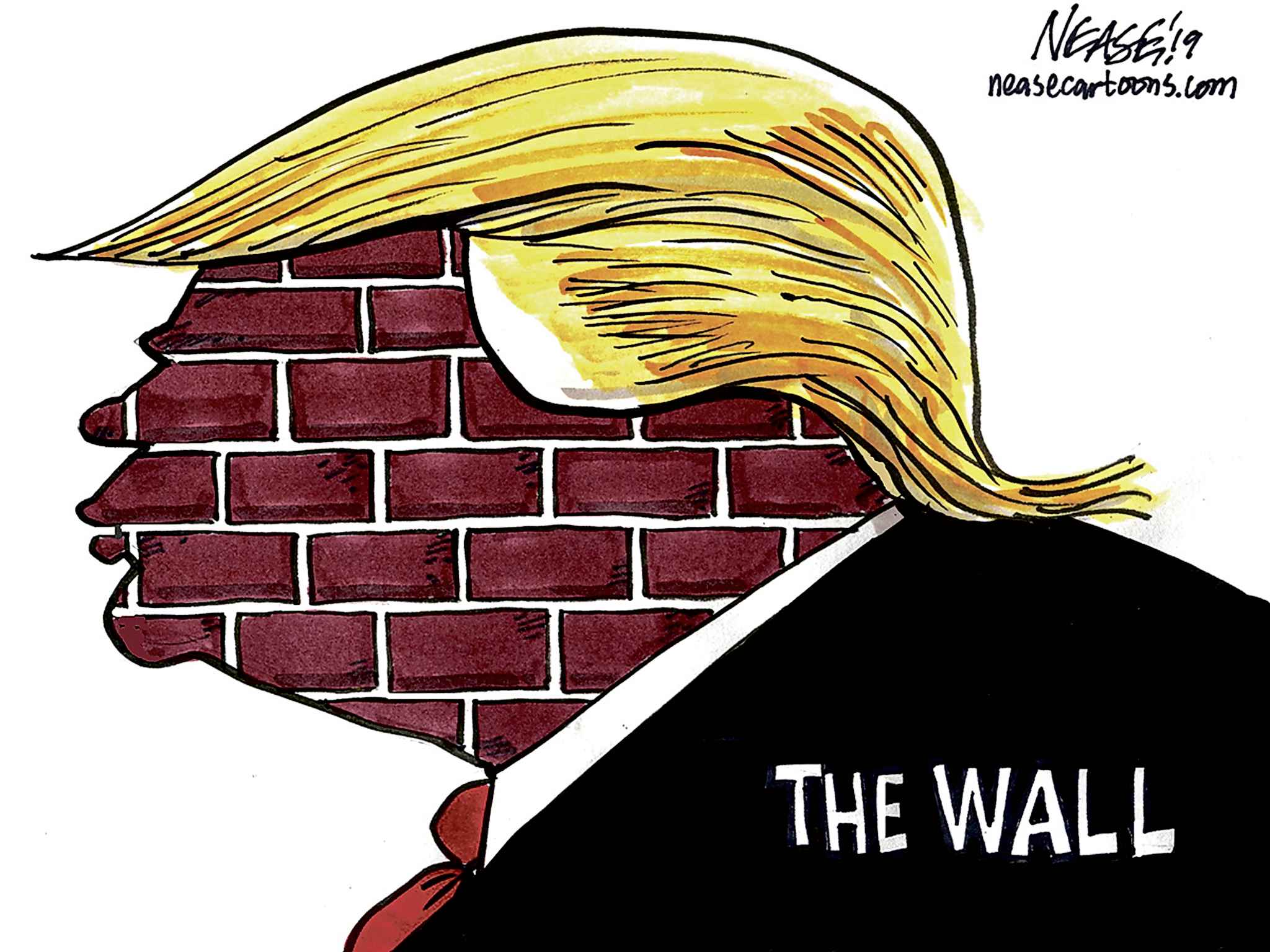 Editorial cartoon for Jan. 11, 2019