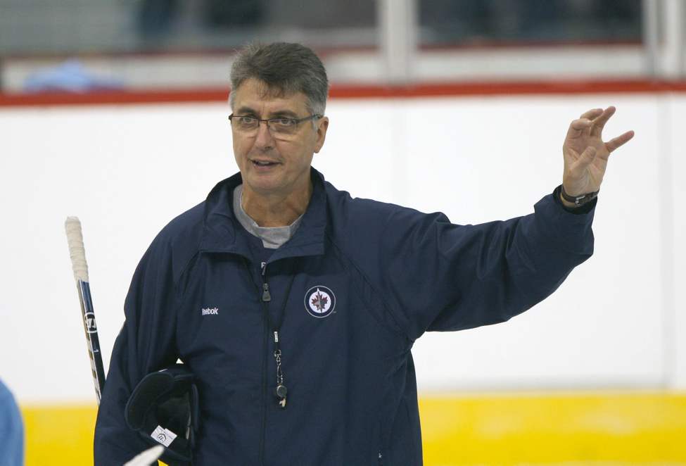 JOE BRYKSA / WINNIPEG FREE PRESS
Claude Noel at MTS Centre.