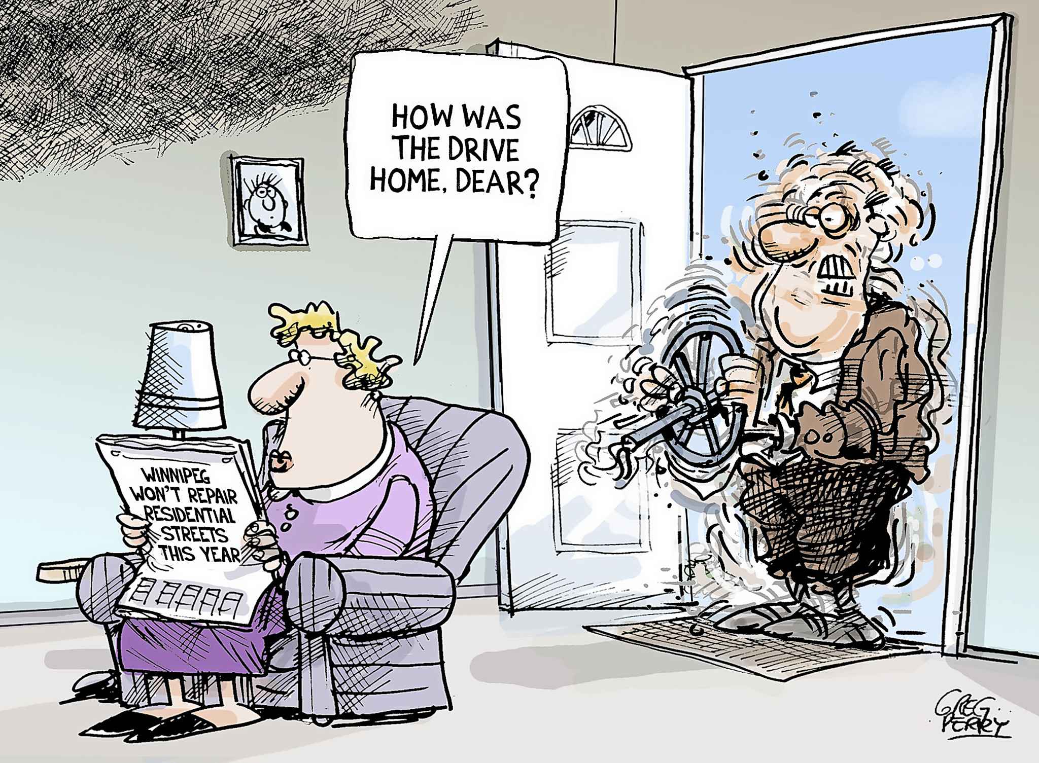 Editorial cartoon for March 13, 2019