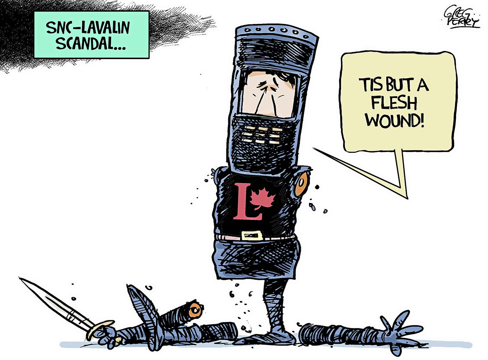 Editorial cartoon for Feb. 14, 2019