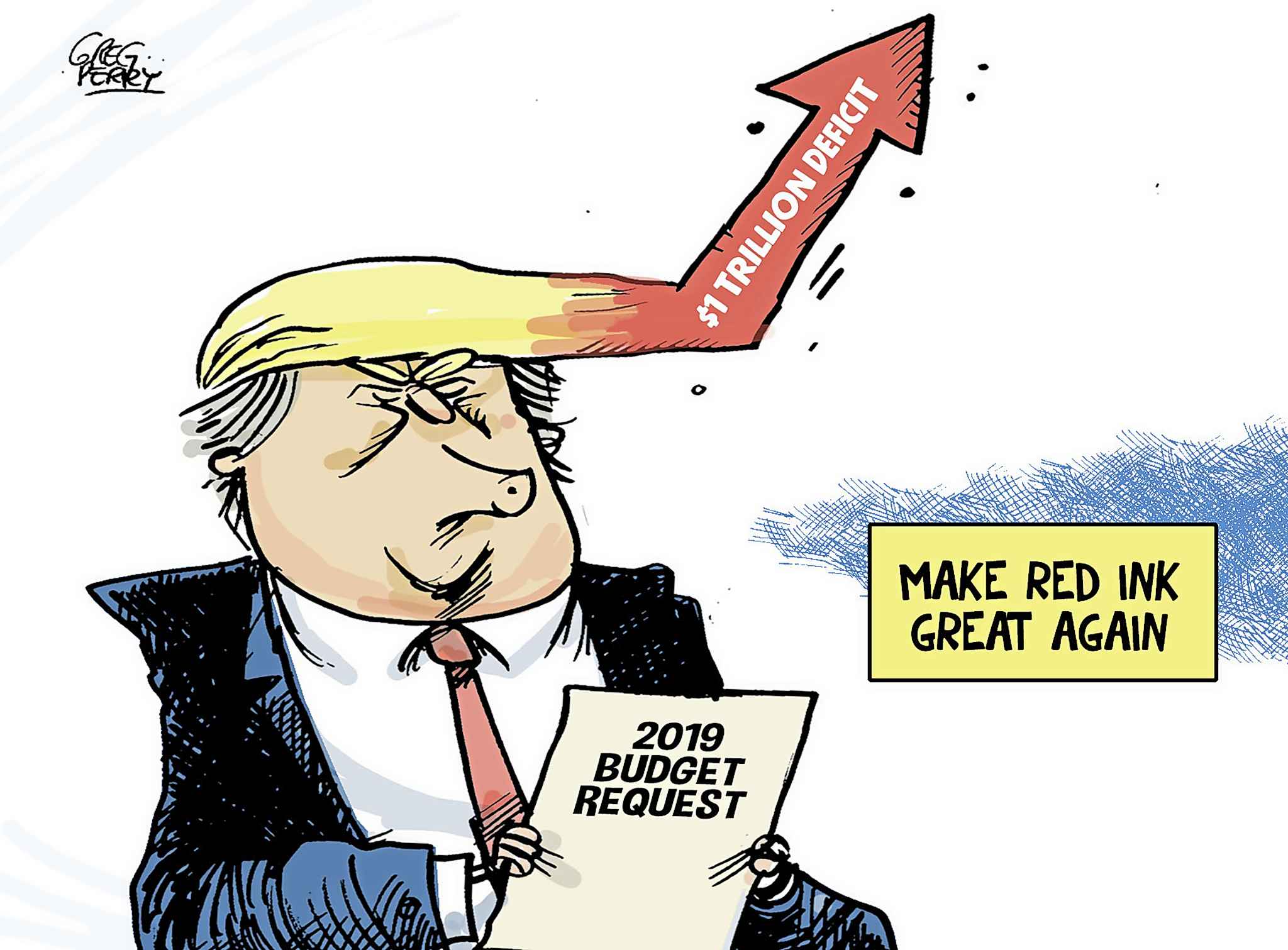 Editorial cartoon for March 14, 2019