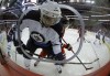 TREVOR HAGAN / WINNIPEG FREE PRESS
Winnipeg Jets' Evander Kane (9) battles with New Jersey Devils' Damon Severson (28) during first period NHL hockey action at the Prudential Center in Newark, N.J., Thursday.