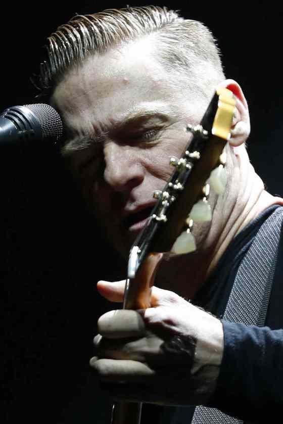 John Woods / Winnipeg Free PressBryan Adams wows fans with a set full of classics at MTS Centre Tuesday night as part of his 30th anniversary tour.