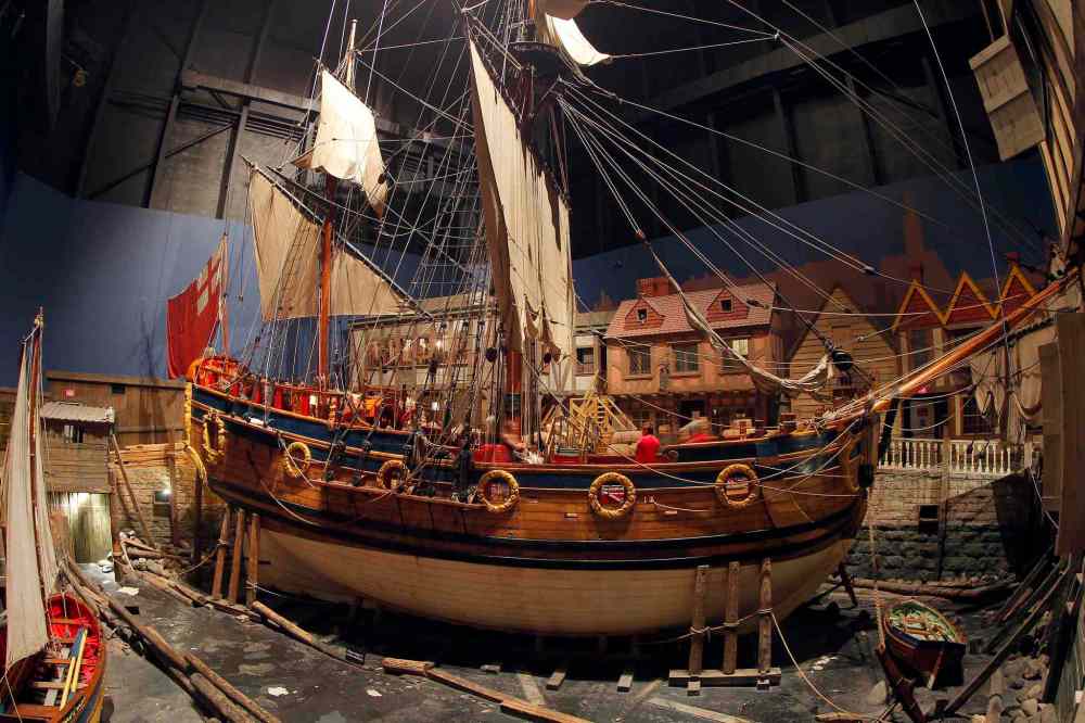 The Manitoba Museum. The Nonsuch, a full-size 17th century sailing vessel. BORIS MINKEVICH/WINNIPEG FREE PRESS