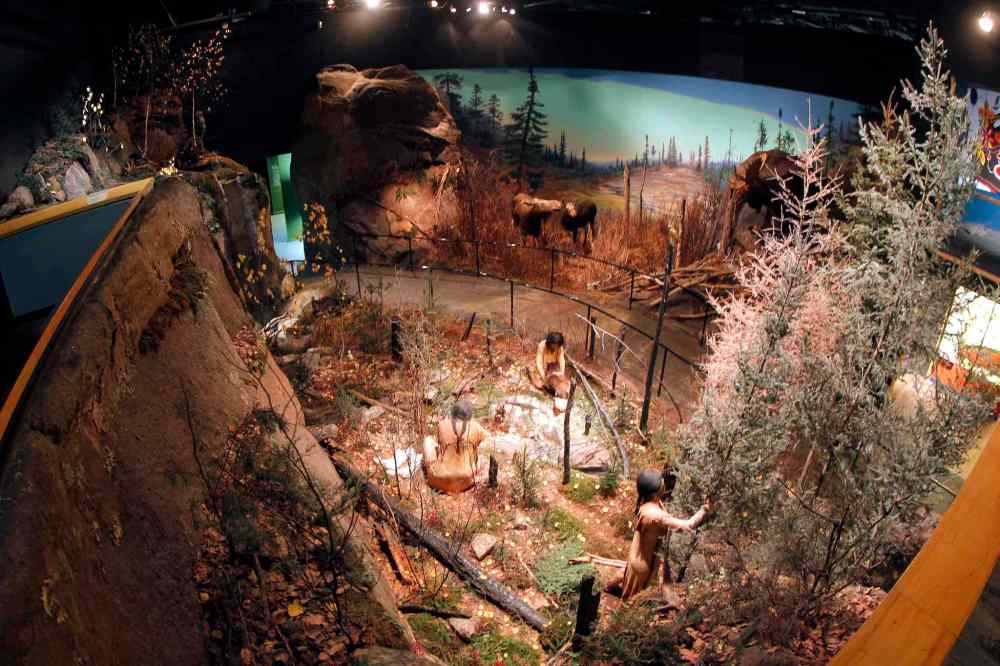 The Manitoba Museum. There are several life size scenes of how Manitoba's lived in the old days. BORIS MINKEVICH/WINNIPEG FREE PRESS