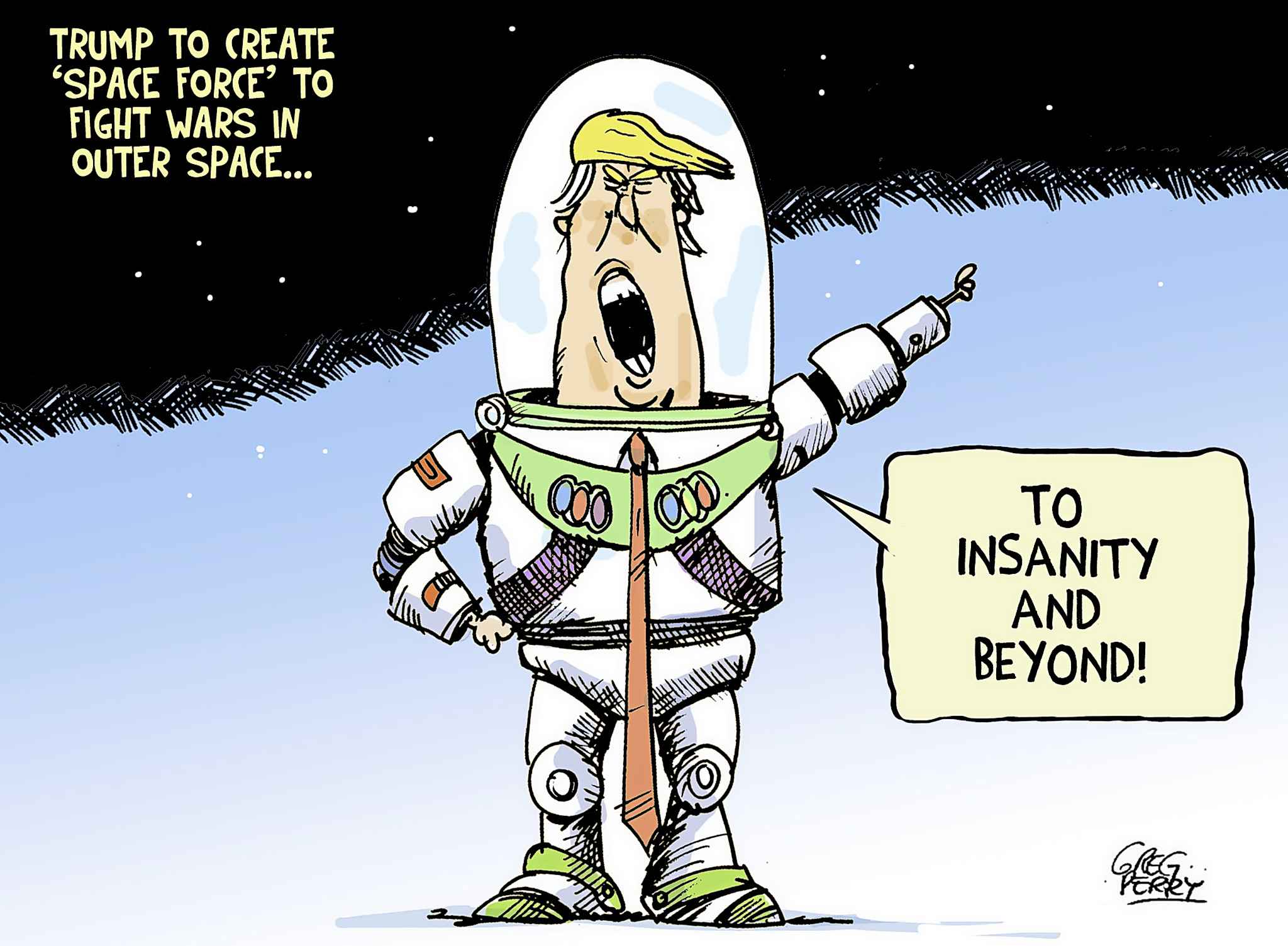 Editorial cartoon for Aug. 15, 2018