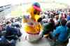 JOHN WOODS / WINNIPEG FREE PRESS
JOHN WOODS / WINNIPEG FREE PRESS Goldie gets things going at the Winnipeg Goldeyes home opener against the Sioux Falls Canaries Monday, May 30, 2016.