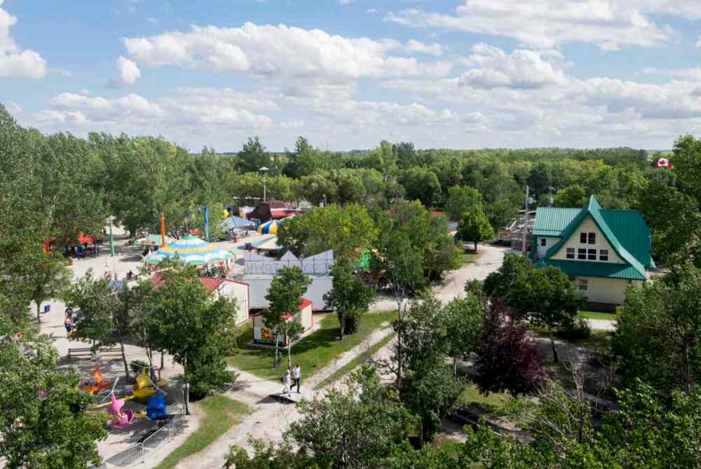 The Tinkertown Family Fun Park. There are more than twenty rides and attractions and a train that runs for half a mile.