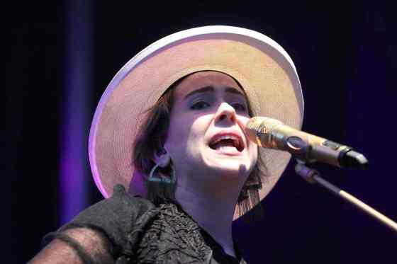 RUTH BONNEVILLE / WINNIPEG FREE PRESS Serena Ryder performs onstage at Interstellar Rodeo at the Forks Friday evening to a packed crowd. See Erin Lebar's story. Aug 12 / 2016