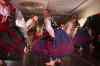 Members of the S.P.K. Iskry Polish Dance Ensemble dance at the Polish Pavilion in the Convention Centre (Jen Doerksen / Winnipeg Free Press).