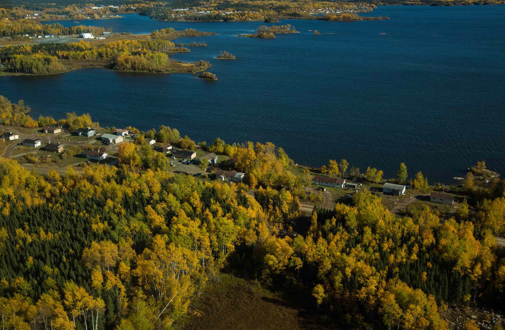 God’s Lake Narrows from the air Winnipeg Free Press