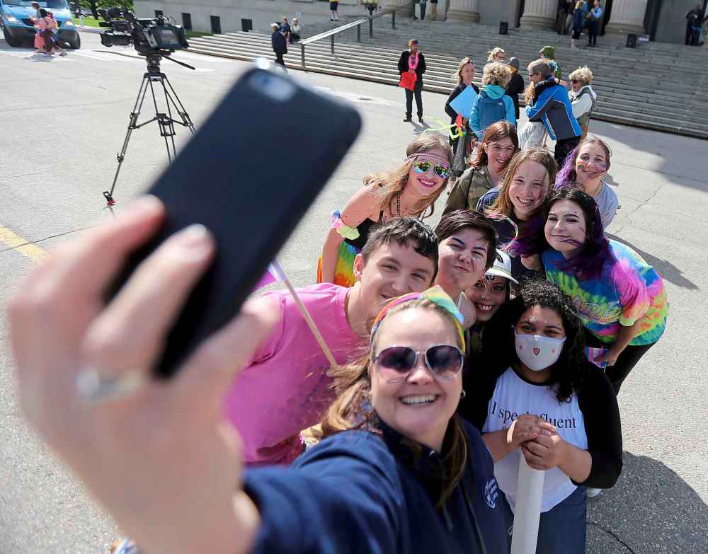 Pride Rally at the Legislative Building, Sunday, June 3, 2018.