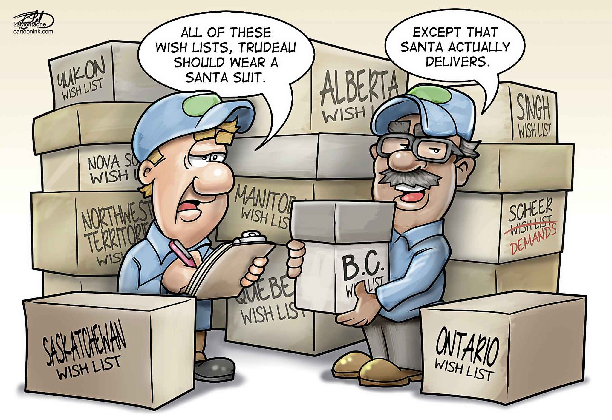 Editorial cartoon for Nov. 18, 2019