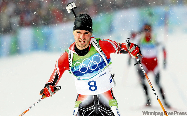 JEAN LEVAC / CANWEST NEWS SERVICE
Canada’s Jean-Phillippe Le Guellec finished the 10-kilometre biathlon sprint in sixth place, the best result by a Canadian man in the history of the sport.
