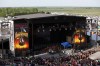 Madeline Merlo entertains fans during her main stage set at Dauphin's Countryfest 2019 on Friday evening. (Tim Smith/The Brandon Sun)