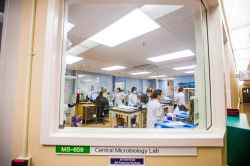 The microbiology lab at the Health Sciences Centre in Winnipeg on Tuesday, Dec. 8, 2020.