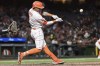 San Francisco Giants' Mauricio Dubon hits an RBI single against the Colorado Rockies during the fifth inning of a baseball game in San Francisco, Tuesday, May 10, 2022. (AP Photo/John Hefti)