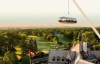 Fans at next week's RBC Canadian Open will have the opportunity to drink and dine 100 feet above the golf course. Seats and a table, shown in a handout illustration, will be suspended above St. George's Golf Club so spectators can take in the first and 18th holes with a bird's eye view. THE CANADIAN PRESS/HO-theScore Bet **MANDATORY CREDIT**