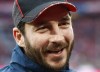 File---File Photo shows Mainz head coach Sandro Schwarz arriving for the German Bundesliga soccer match between FC Bayern Munich and 1. FSV Mainz 05 in Munich, Germany, Sunday, March 17, 2019. Schwarz is gthe new coach of Hertha BSC Berlin. (AP Photo/Matthias Schrader,file)