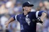 Kansas City Royals starting pitcher Brady Singer throws during the first inning of a baseball game against the Houston Astros Friday, June 3, 2022, in Kansas City, Mo. (AP Photo/Charlie Riedel)
