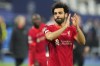 Liverpool's Mohamed Salah is dejected after the Champions League final soccer match between Liverpool and Real Madrid at the Stade de France in Saint Denis near Paris, Saturday, May 28, 2022. Real won 1-0. (AP Photo/Petr David Josek)