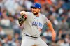 Chicago Cubs' Wade Miley pitches during the second inning of the team's baseball game against the New York Yankees on Friday, June 10, 2022, in New York. (AP Photo/Frank Franklin II)