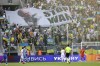 Ukraine supporters unfurl a 