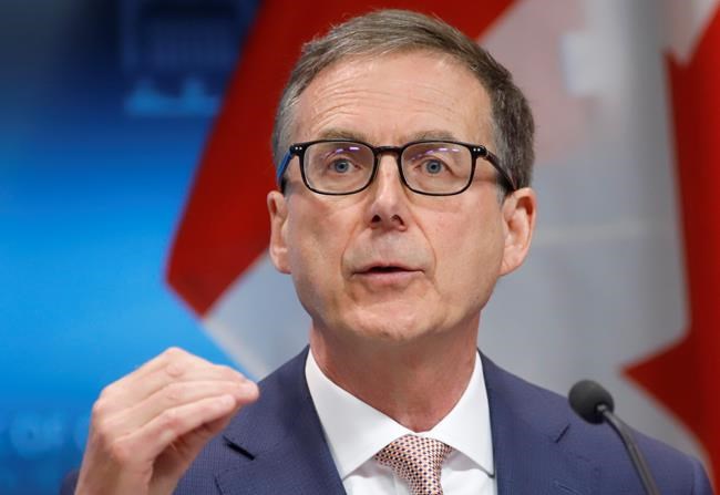 Governor of the Bank of Canada Tiff Macklem speaks at a press conference in Ottawa on Thursday, June 9, 2022. Economists say the Federal Reserve raising its key interest rate by three-quarters of a point, increases the odds of the Bank of Canada following suit next month. THE CANADIAN PRESS/ Patrick Doyle